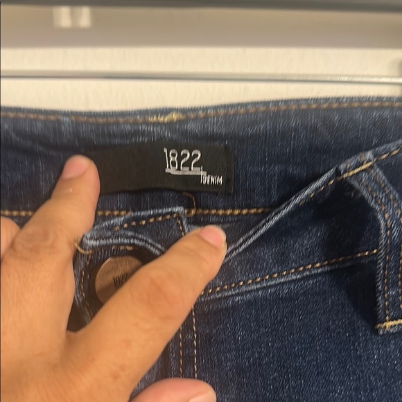 1822 Denim Flare Wide Leg Blue Jeans - Picture 2 of 7